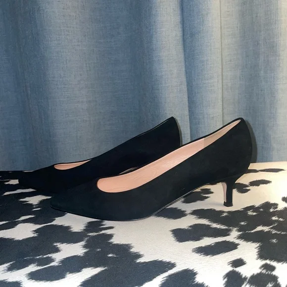 J. Crew Black Suede Heels - Picture 3 of 7